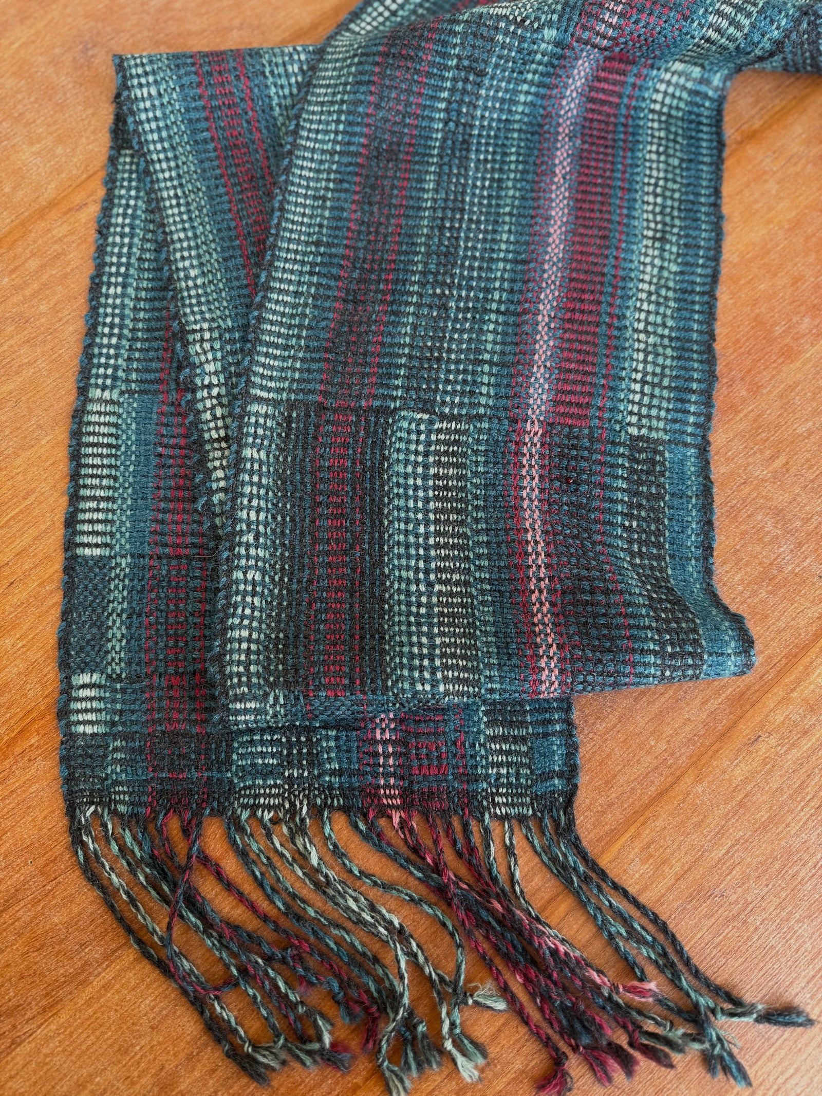 Garnet & Teal Scarf