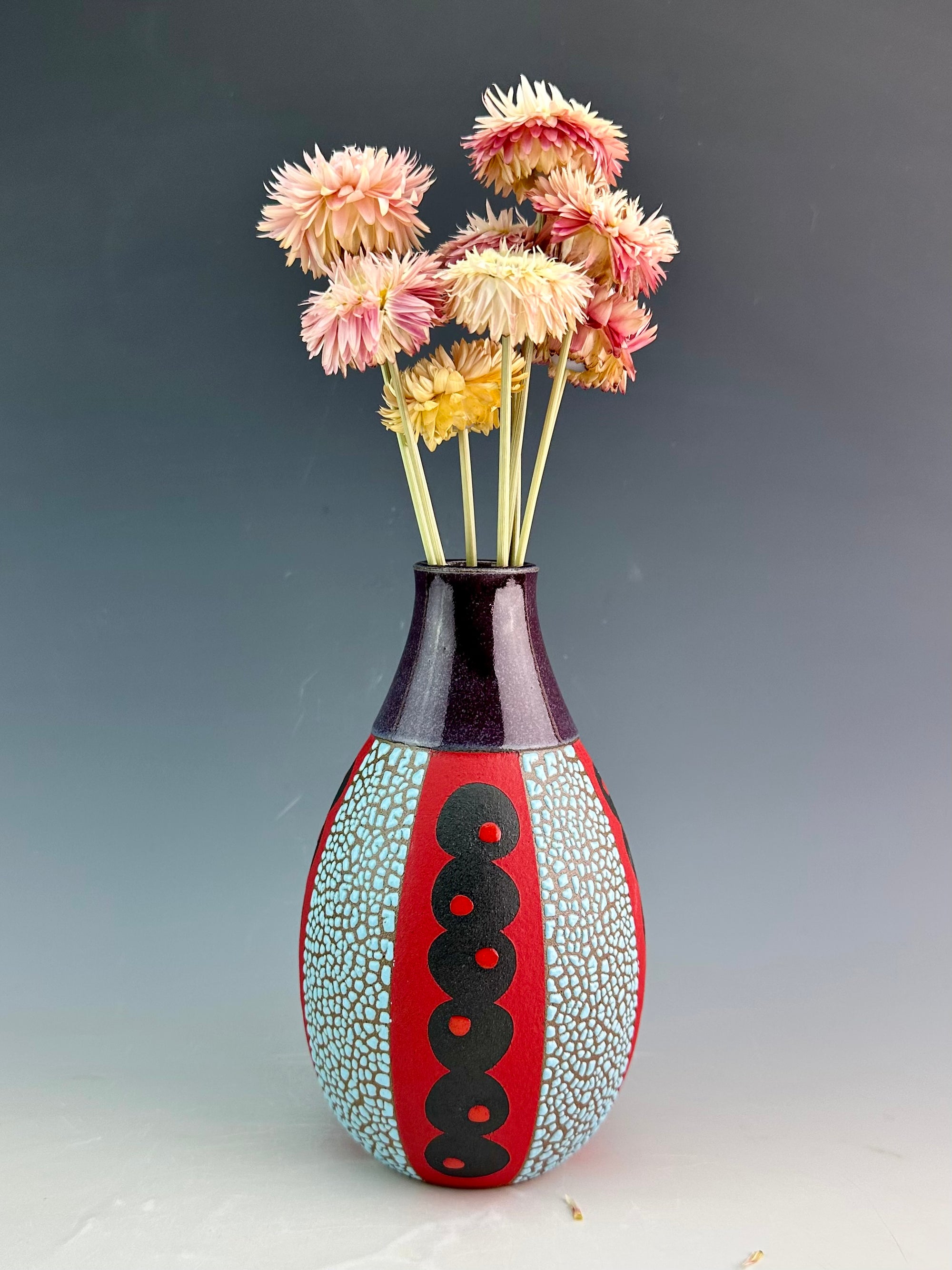 Bud Vase - Red
