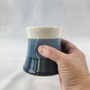 Thumb Cup - Blue & White