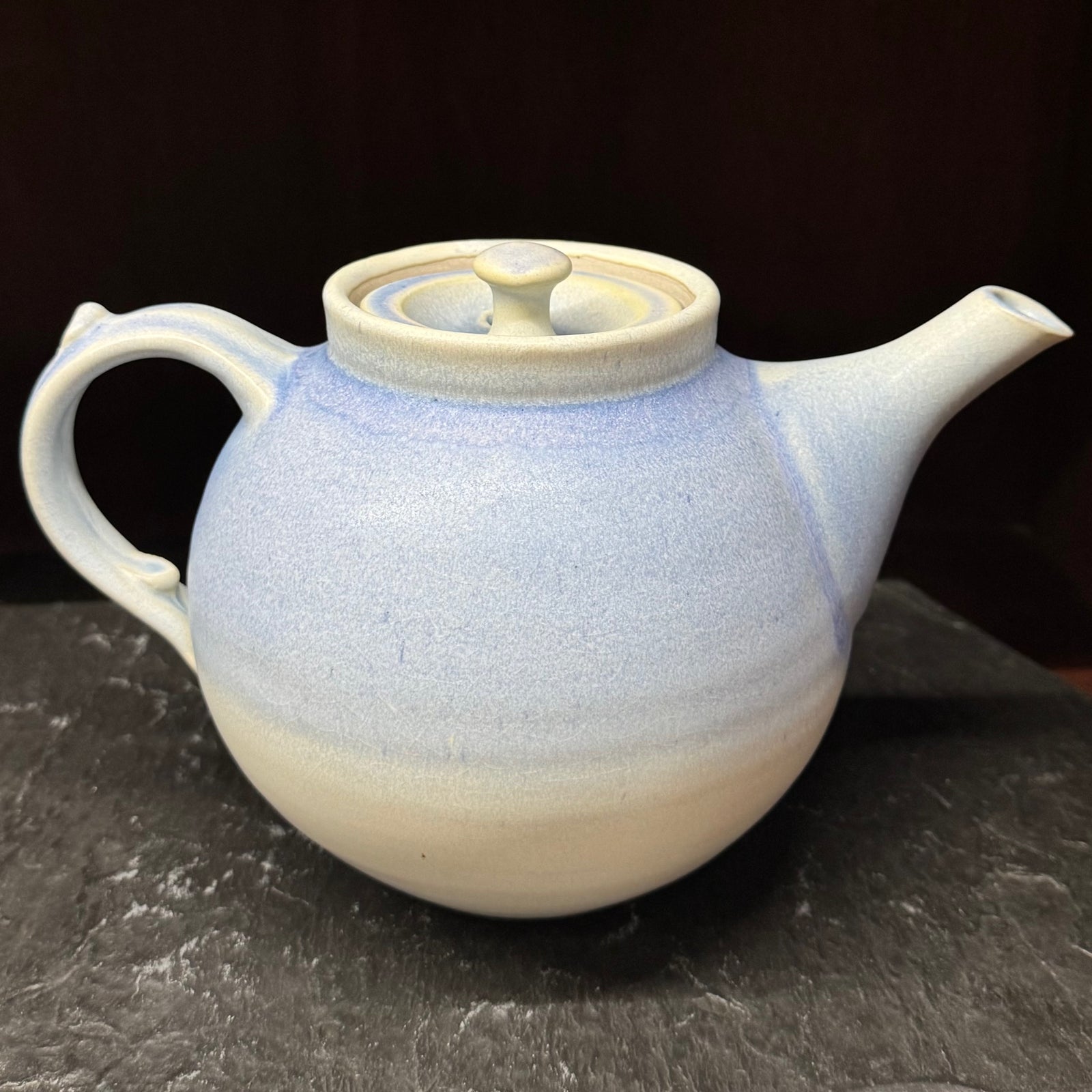 Lg Round Teapot - Purple