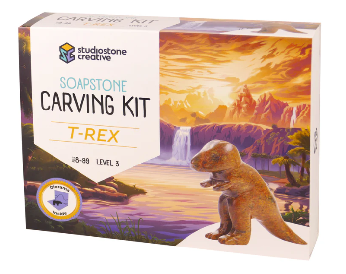 T-Rex Soapstone Carving Kit