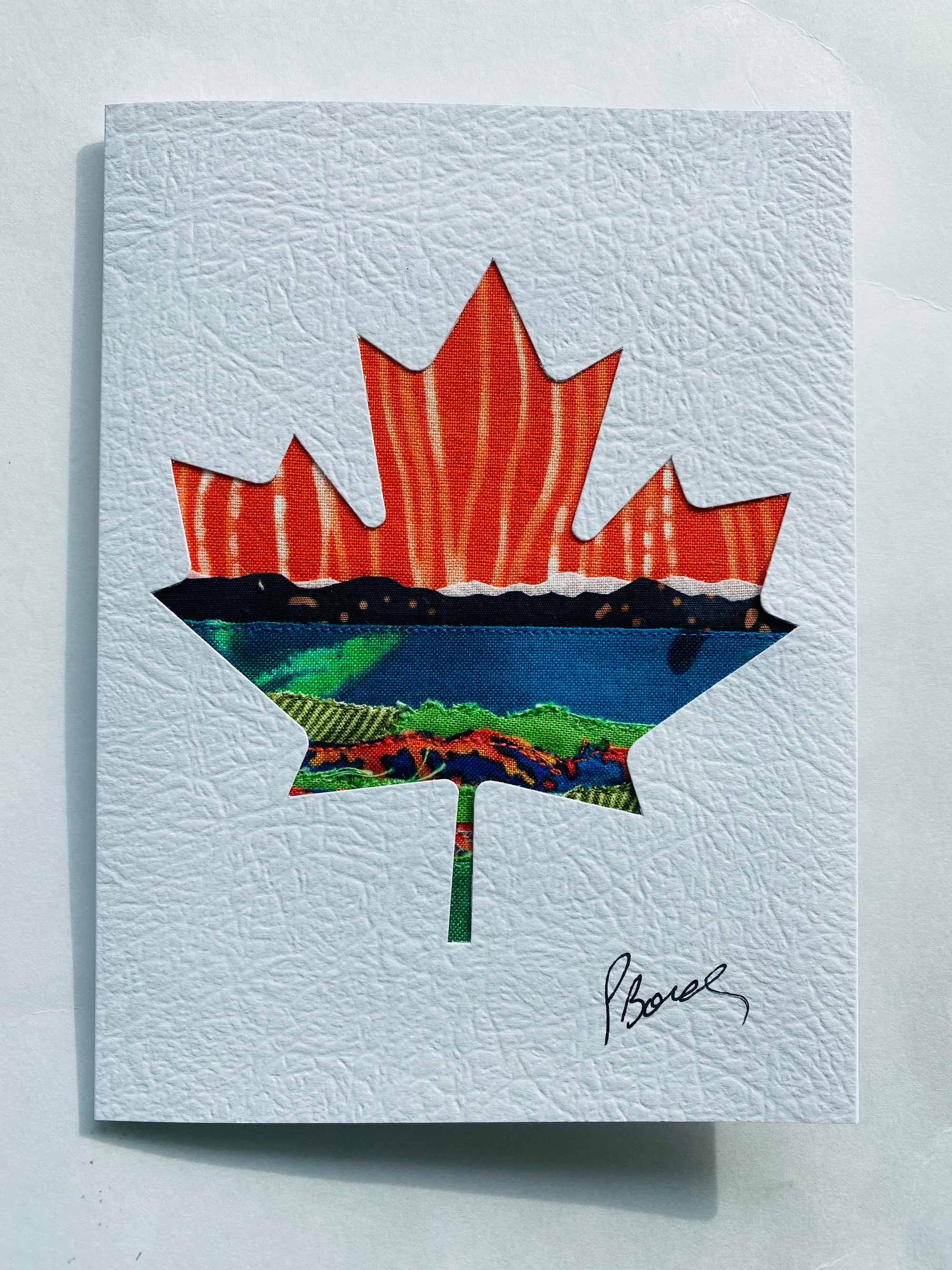 Canadian Heritage Card - Maple Leaf 9