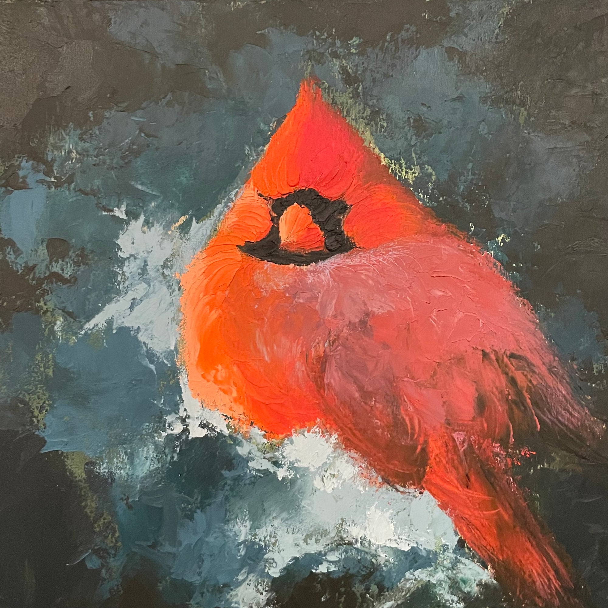 Kim McNeil Art Card - Cardinal
