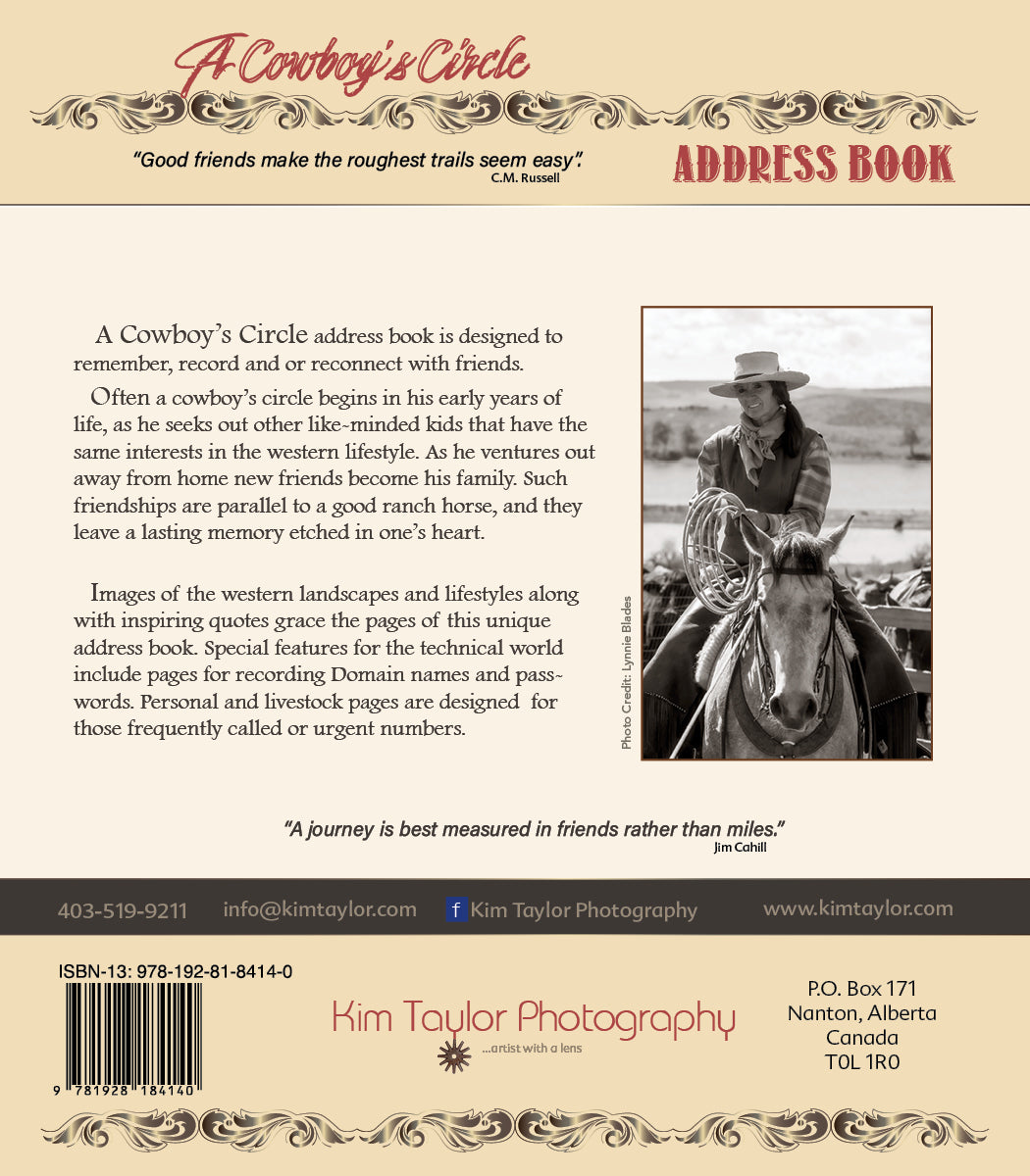 A Cowboy's Circle Address Book