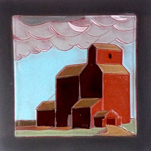 Grain Elevator Tile - Red