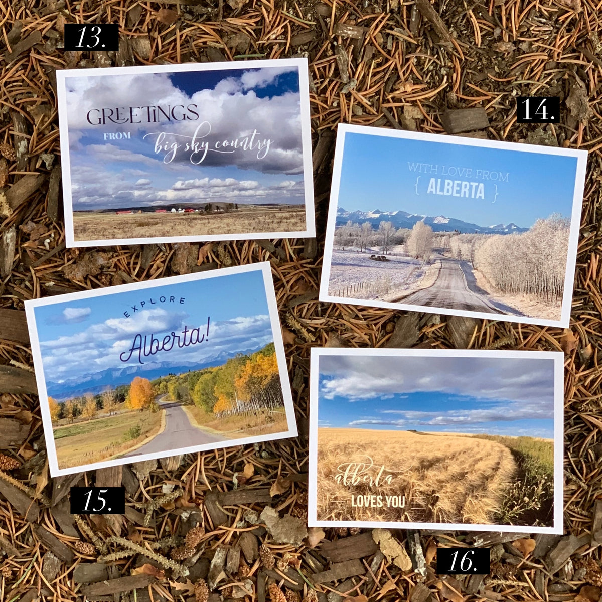Alberta Loves You Postcard - Any 5 for $10