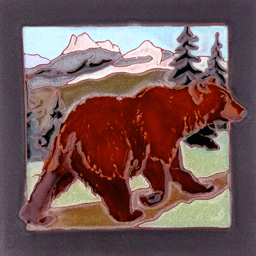 Grizzly Bear Tile