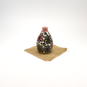 Bud Vase- Rainbow Daisy, Purple