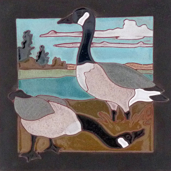 Canada Geese Standing Tile