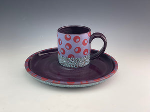 Cappuccino plate set