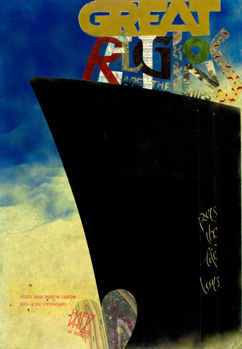 Poets are the Life Boats  (poster size reproduction)