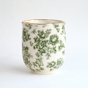 Country Roses Yunomi - Green