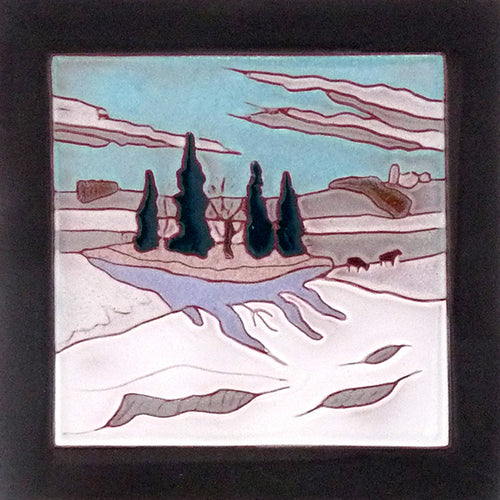 Canola Field Tile - Winter